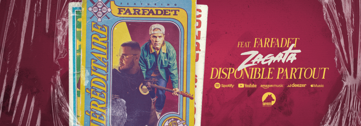 ZAGATA S'ALLIE À FARFADET POUR LA CHANSON « HÉRÉDITAIRE »